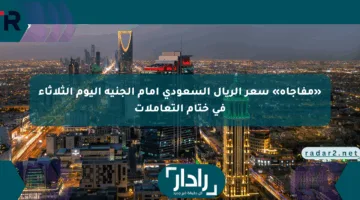 «مفاجأة» سعر الريال السعودي أمام الجنيه اليوم الثلاثاء في ختام التعاملات